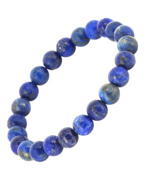 Lapis Lazuli bracelet en perles naturelles 8 mm