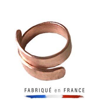 Bague en cuivre massif - Fabrication artisanale - Céléna