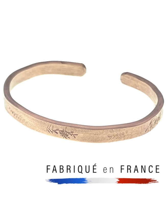 Bracelet cuivre massif - MODÈLE UNIQUE - Sophie Ethnique 185 1.9