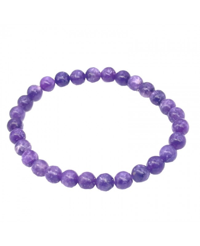 10 pcs 6-8mm naturelle bracelet perles pour femmes hommes pierre